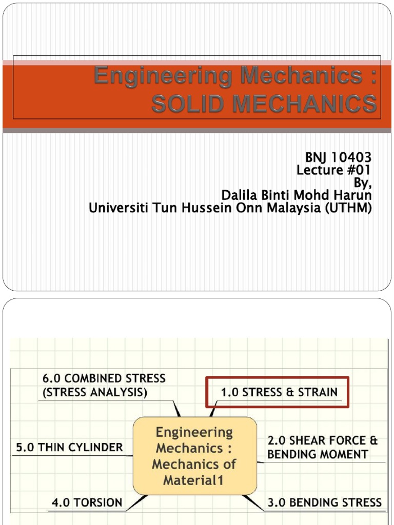 Stress and Strain | PDF | Stress (Mechanics) | Elasticity (Physics)