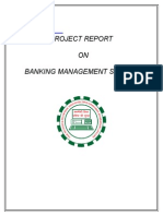 Report On Banking Management System