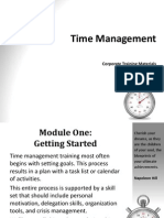 Time Management: Corporate Training Materials