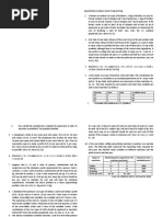 (Quantitative Analysis) Linear Programming