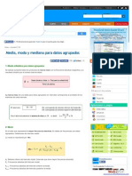 Estadistica Mediana Moda