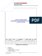 Calculation Note Assesment Transmission Tower B74, B75, & L56 - Rev A