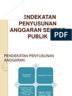 PENDEKATAN PENYUSUNAN ANGGARAN (ASP Pertemuan 5)