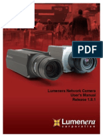 Lumenera Network Camera User's Manual 1.8.1
