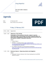 1 Agenda Final European Territorial Cooperation 2014 2020 Indicators 02 2013