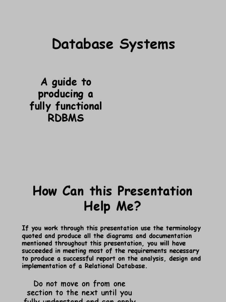 RDBMS | PDF | Relational Database | Data Model