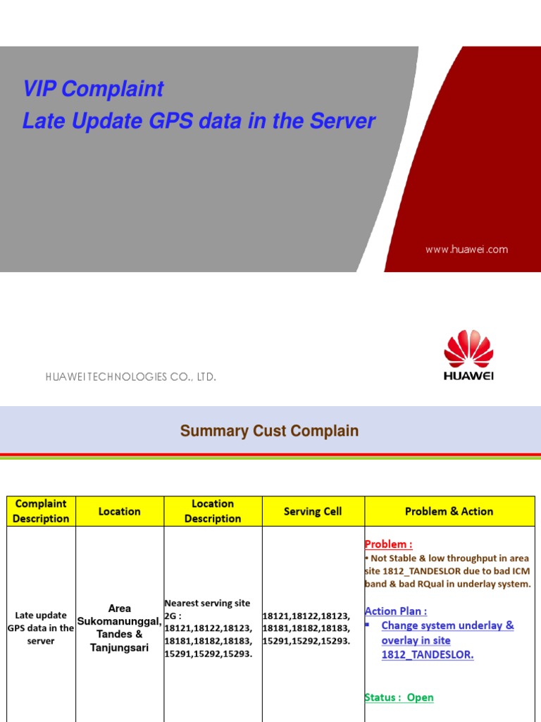 Report VIP Complaint GPS Tracker - 21102013 | PDF
