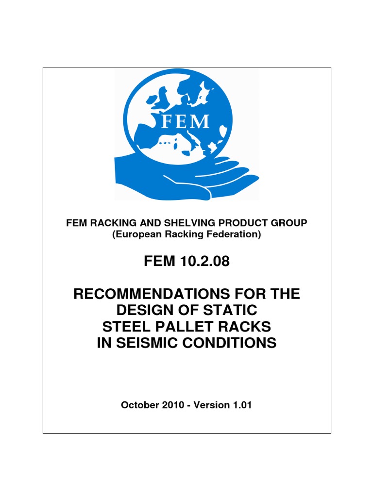 Seismic Design Guidelines for Steel Racks | PDF | Earthquakes | Warehouse