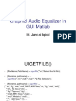 Matlab Audio Equalizer GUI