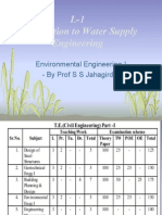 1 Introduction To Water Supply Engineering