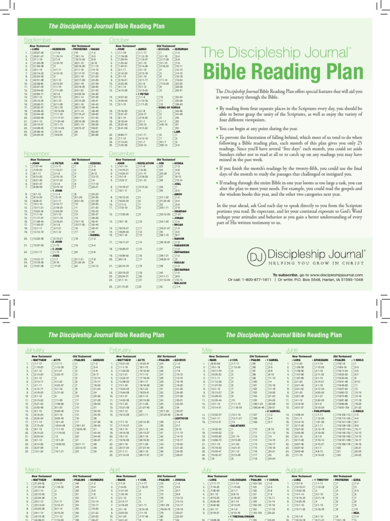 Reading Plan | PDF | Books About Spirituality | Christian Media