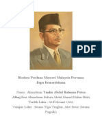 Biodata Perdana Menteri Malaysia 