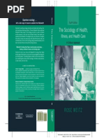 Weitz - The Sociology of Health, Illness, And Health Care