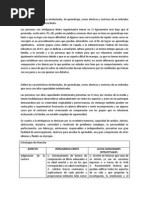 Las Características Intelectuales - Inteligencia límite