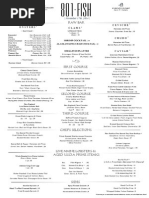 801 Fish Menu