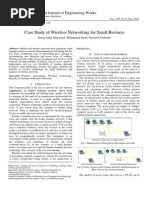 Case Study of Wireless Networking For Small Business