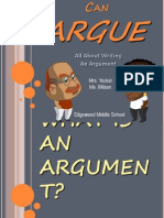 So You Think You Can Argue