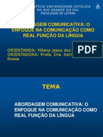 Abordagem Comunicativa