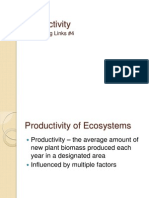 Ecosystems 4 Productivity