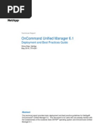 TR-4241-1013 OnCommand Unified Manager 6 1