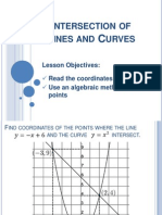 Ntersection OF Ines AND Urves