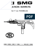 Uzi SMG Operation Manual Cal 9MM Parabellum