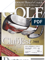 Golf Magazine May 2008 Putter Test