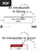 Re Distributable Intro to Scrum