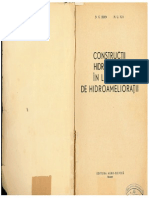 Constructii Hidrotehnice in Lucrari de Hidroamelioratii PDF