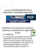 Elementos Importantes en La Industria y Economía Mexicana