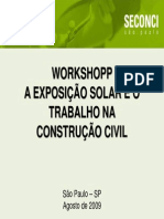 A Exposição Solar e o Trabalho Na Construção Civil