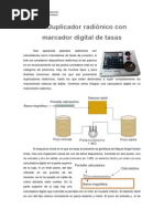 Duplicador Radiónico Con Marcador Digital de Tasas