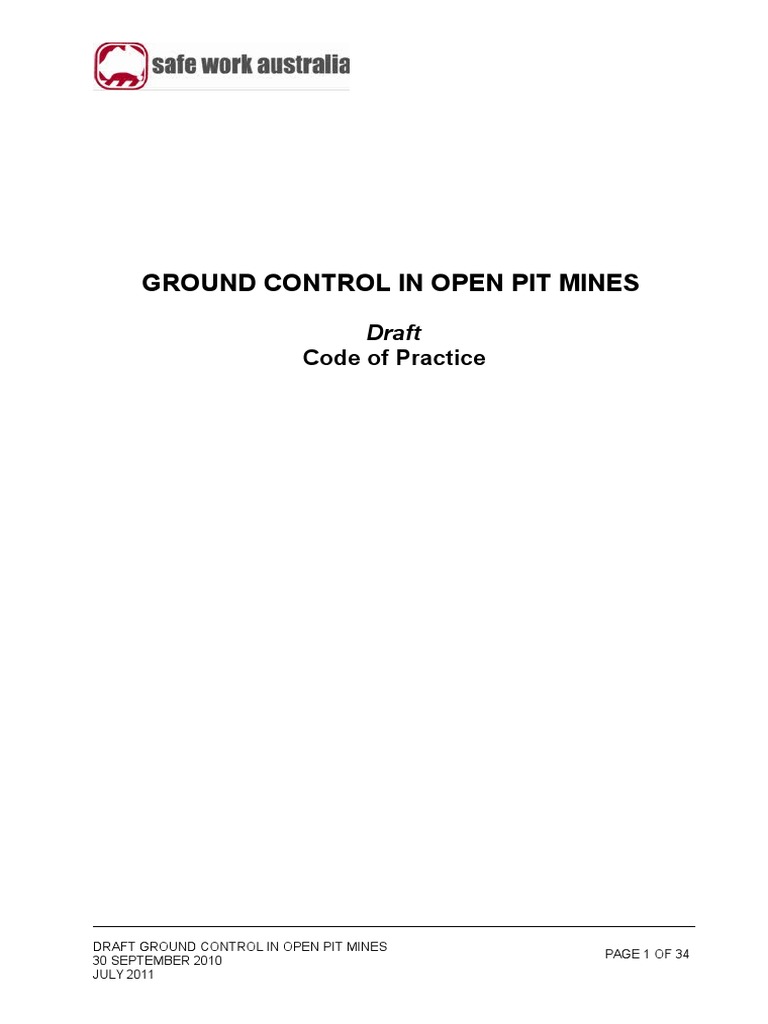Ground Control Practices in Open Pits | PDF | Geotechnical Engineering ...