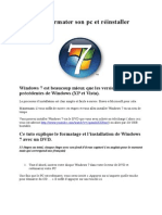 Comment Formater Son PC XP 7