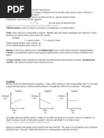 Motion Unit 1 Notes