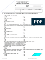 Soal Uts Matematika Semester Ganjil Kelas 6