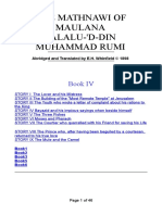 The Mathnawi of Maulana Rumi - Book 4