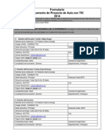 Ficha Del Resumen Del Proyecto de Aula Buena Onda Fesa