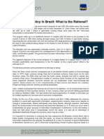 Intervention Policy in Brazil, What is the Rationale