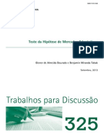 Teste Da Hipotese de Mercados Adaptativos Para o Brasil