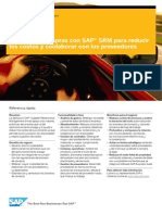 Mejore Sus Compras Con SAP® SRM para Reducir Los Costos y Coolaborar Con Los Proveedores