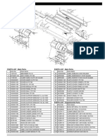 Structure & Spare Parts List for Printing Machine