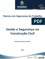 Caderno Téc. de Segurança Do Trabalho (Saúde e Segurança Na Construção Civil) PDF