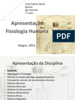 Aula 1 Introdução - Fisio