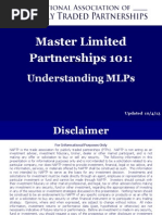 Master Limited Partnerships 101:: Understanding Mlps