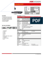 Datasheet DS 7604NI S