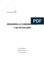 Desarrollo Comunicativo y Su Patología