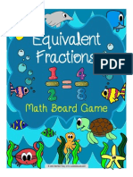 Equivalent Fractions Board Game Preview