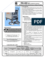 Especificaciones de La Maquina de Soldar