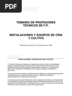 PTFP Inst y Equipos de Cría y Cultivo